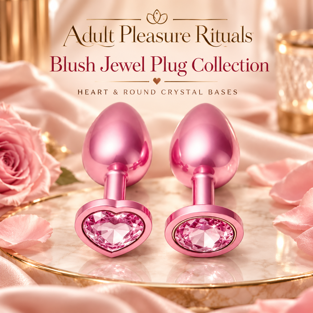 Pink Crystal Anal Plug