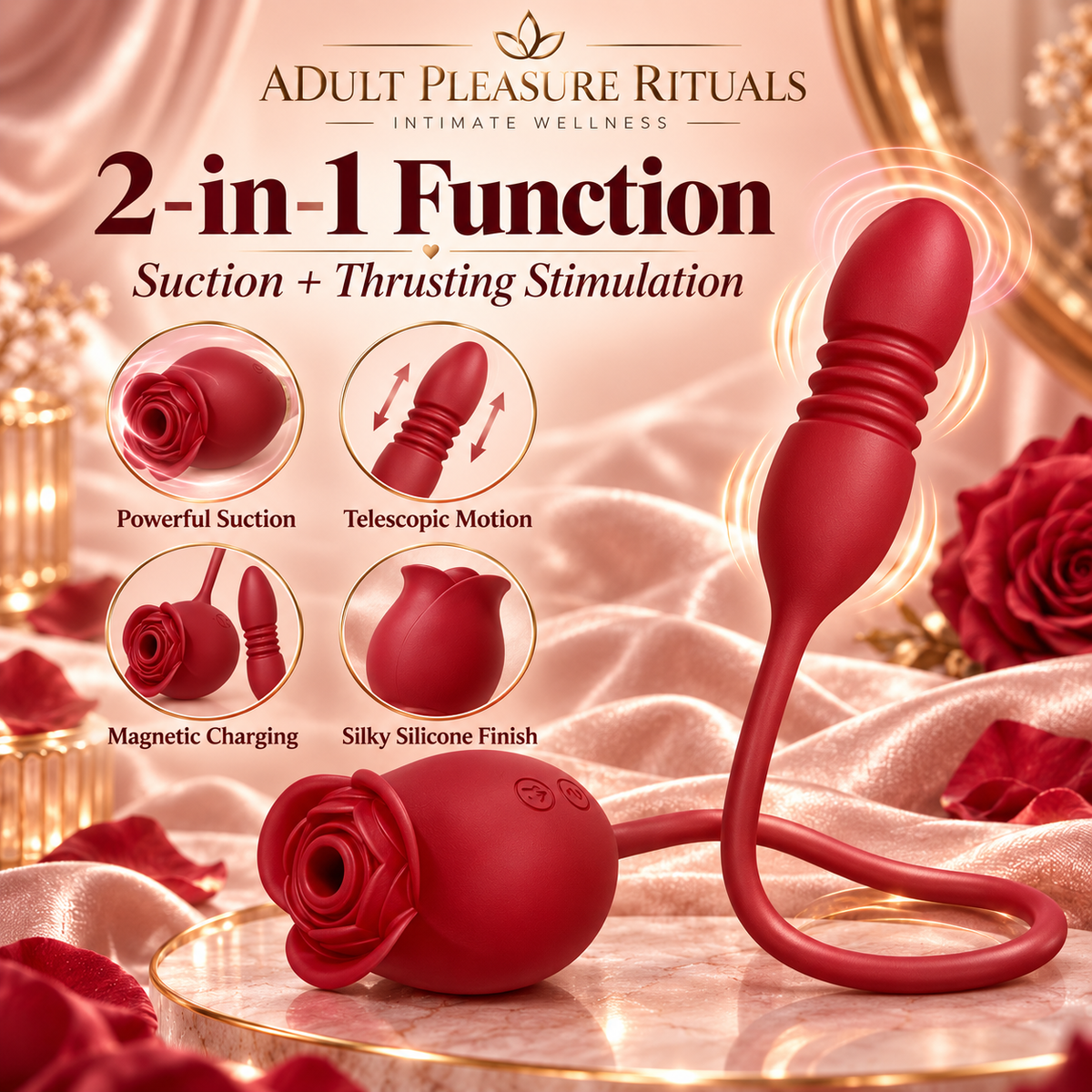 The Rose Thrusting Vibrator