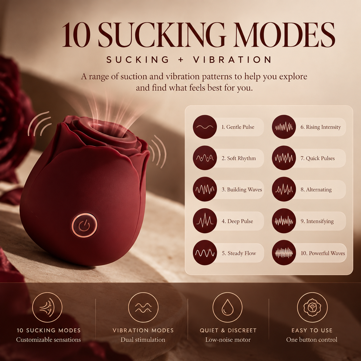 Rose Suction Stimulator
