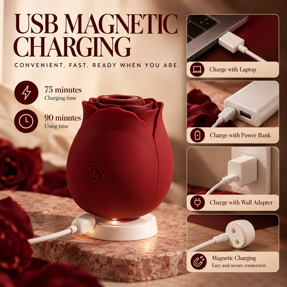 Rose Suction Stimulator