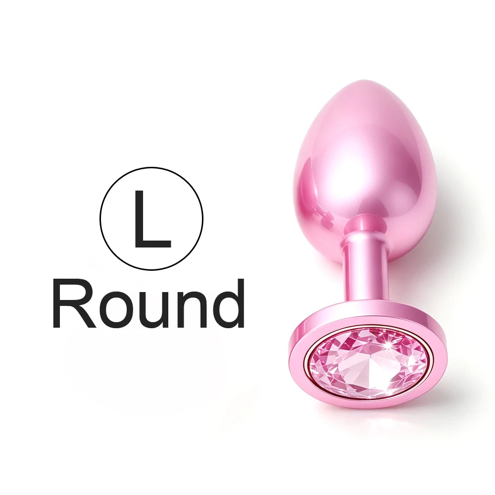 Pink Crystal Anal Plug