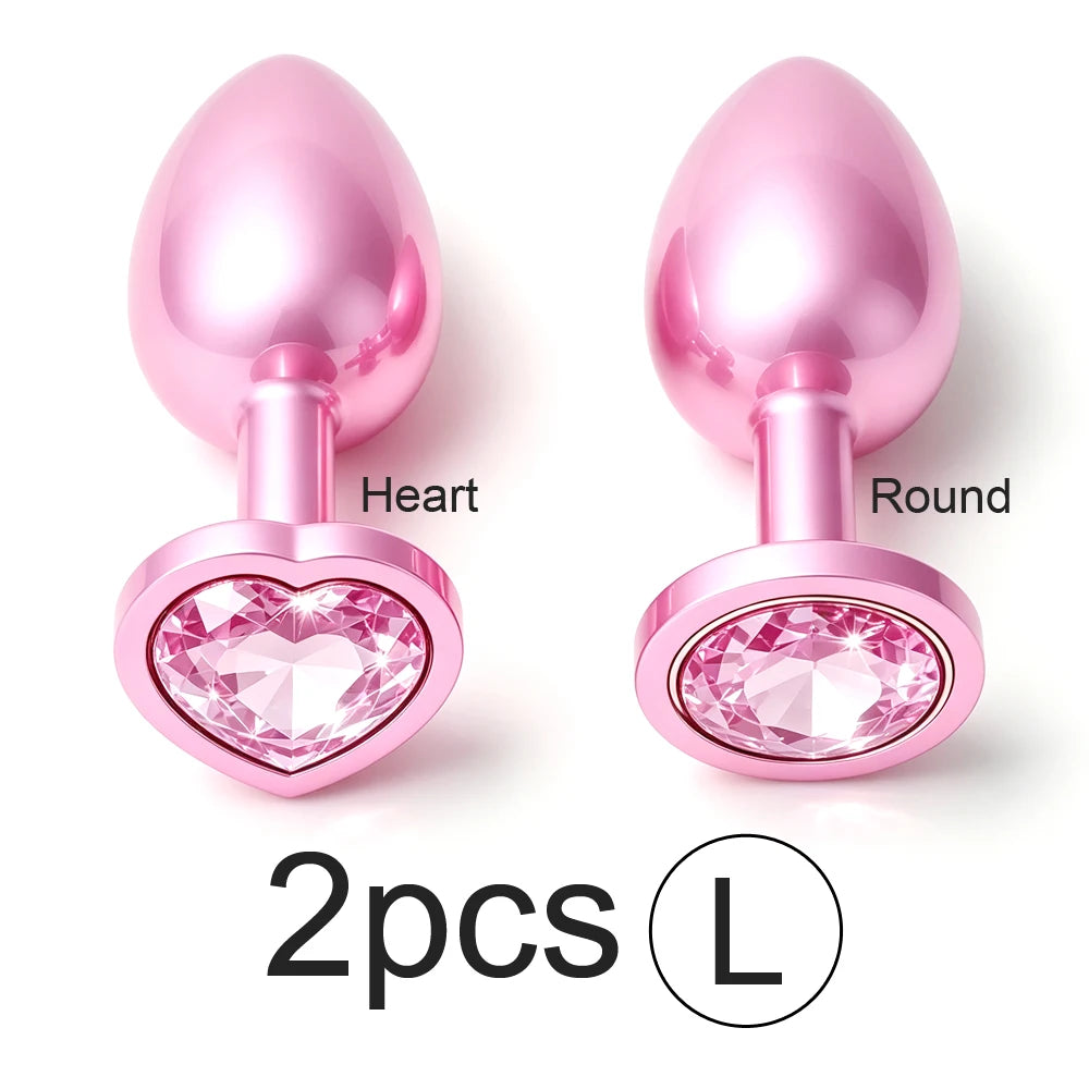 Pink Crystal Anal Plug