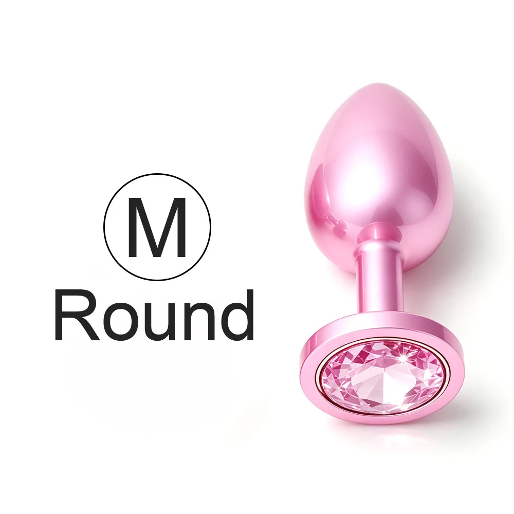 Pink Crystal Anal Plug