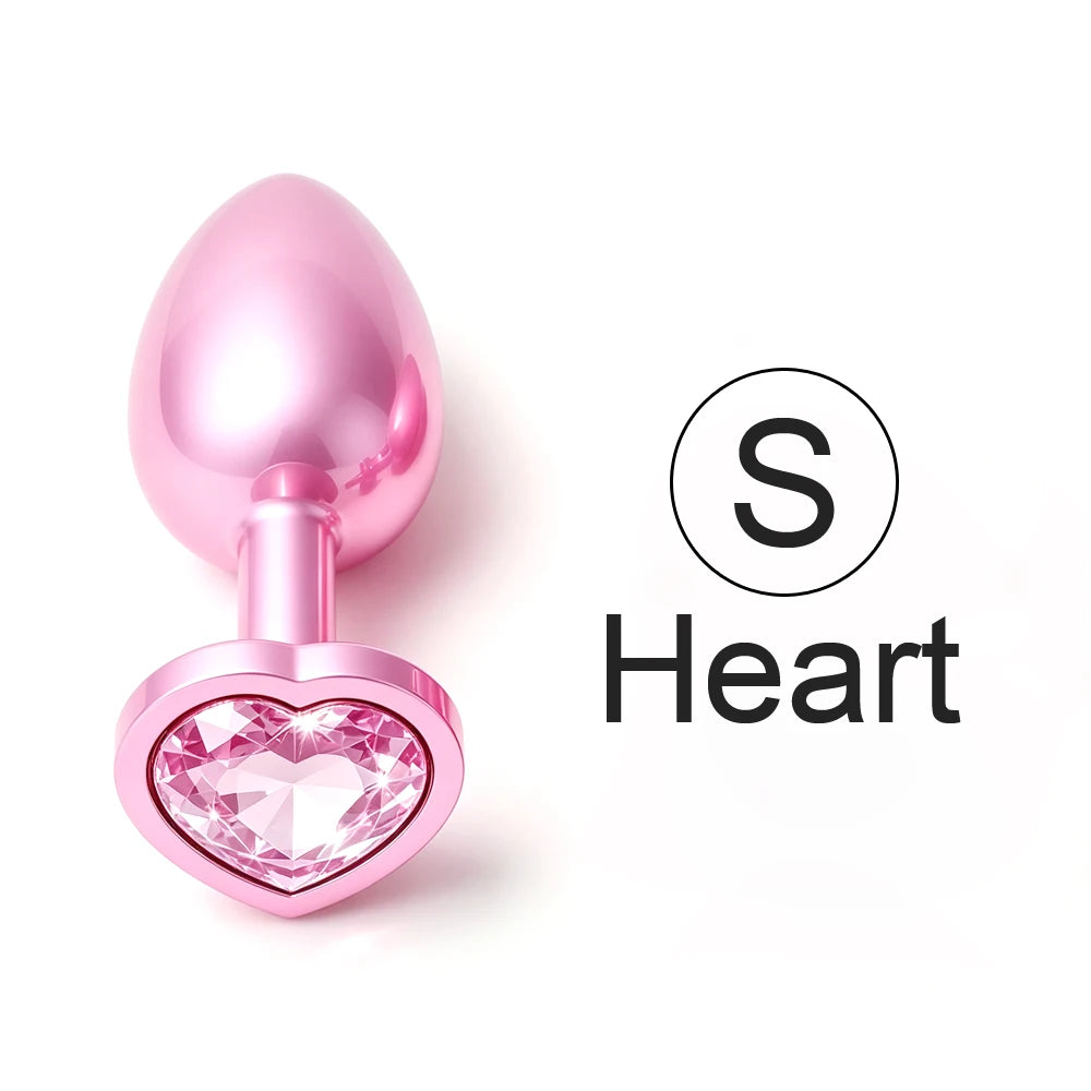 Pink Crystal Anal Plug