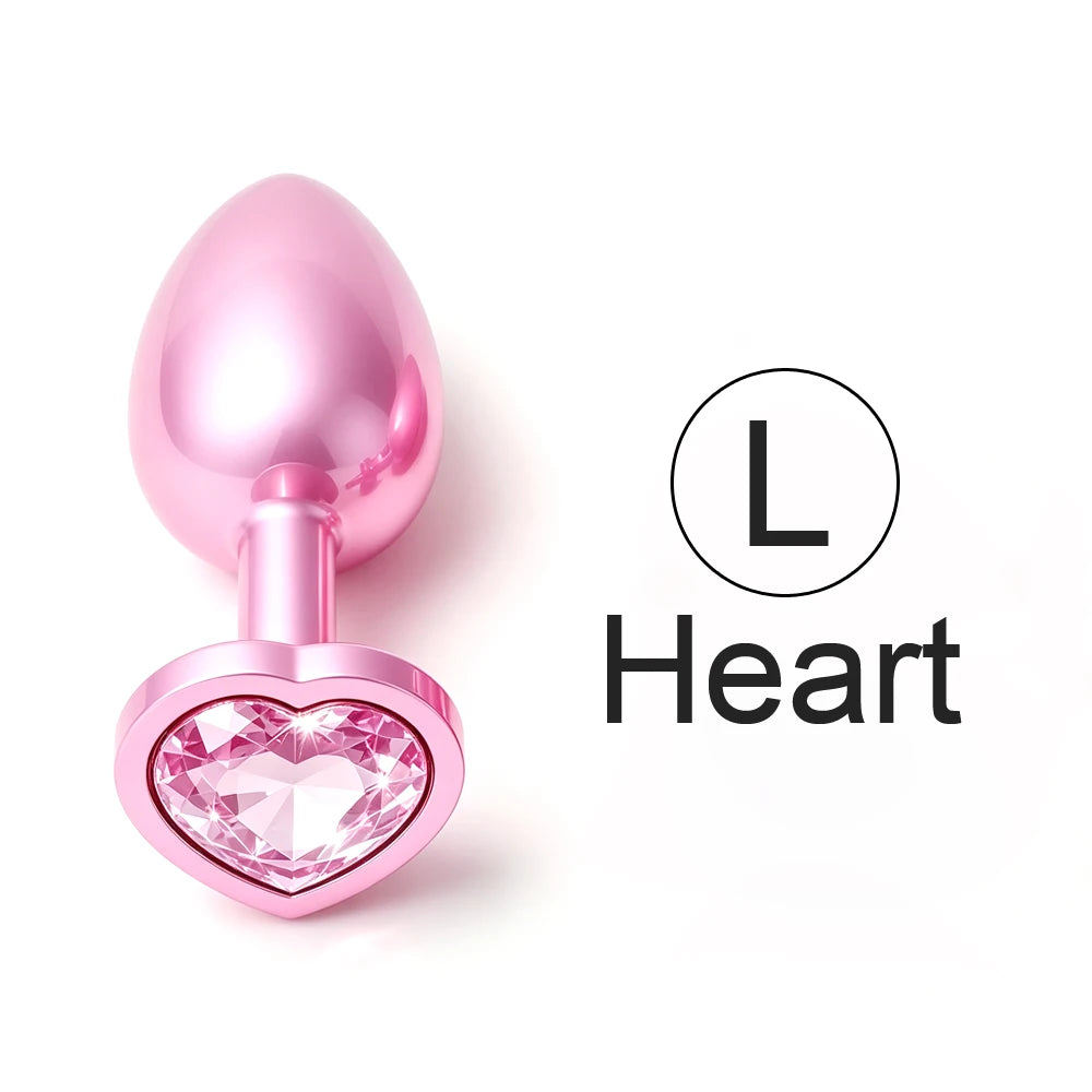 Pink Crystal Anal Plug