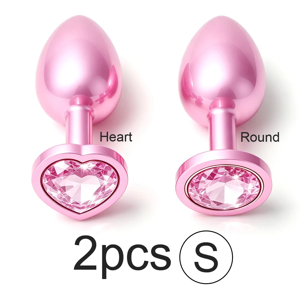 Pink Crystal Anal Plug