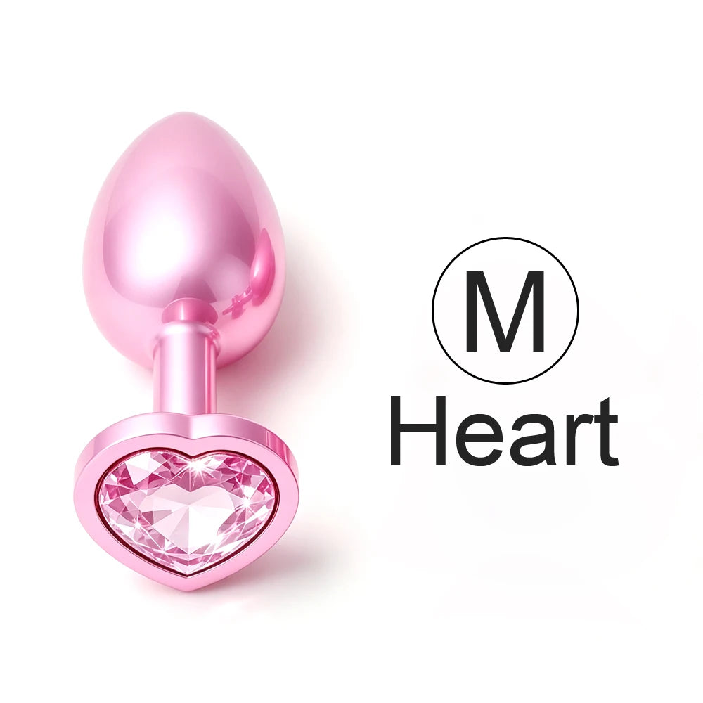 Pink Crystal Anal Plug